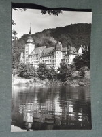 Postcard, Miskolc, Lillafüred Hámori lake with the palace hotel