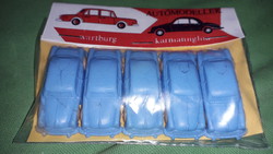 Retro traffic goods Hungarian small industry molded plastic small cars unopened original package rare collectors 1.