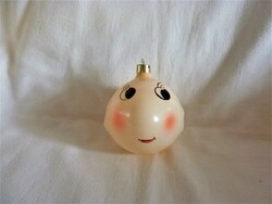 Old glass Christmas tree decoration - head!