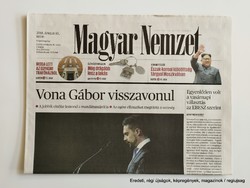 2018 April 10 / Hungarian nation / for birthday :-) original, old newspaper no.: 26834