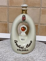 Hollóháza porcelain brandy bottle