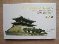Dél-Korea forgalmi sor 1996   ritka!!!