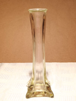 Old art nouveau glass vase marked