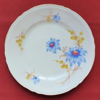 Bavaria German porcelain small plate cake plate with floral pattern with golden edge