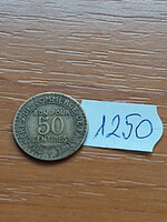 France 50 centimeter 1923 aluminum bronze 1250