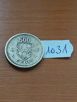 GHANA GHÁNA 500 CEDI 1996 Nikkel-Sárgaréz  1031