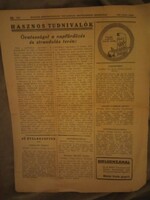 Régi 1929-es újság lap !!