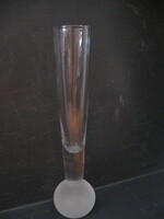 Fiber vase with spherical base