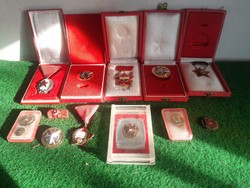 Socialist coins, awards, 10 pieces for sale!
