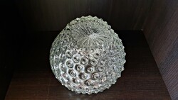 Spherical glass vase.