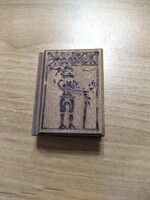 Borsodi vőfélyvesek wood plaques - numbered mini-book