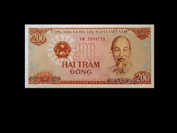 UNC - 200 DONG - VIETNAM - 1987 (Ritka!)