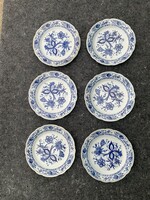 6 zwiebelmuster cake plates: 19 cm dia