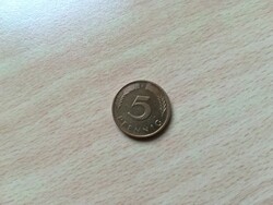 Németország 5 Pfennig 1989 F