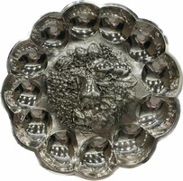 Ezüst gyömölcsös tál eladó (668 g)