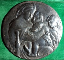 Starling decoration: madonna della sedia, plaque, relief, relief (1920)