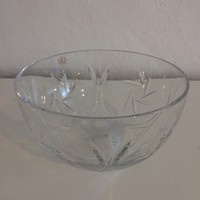 Párádi crystal round glass bowl - offering - table centre