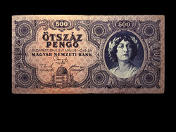 Five hundred pengő - May 15, 1945...The first part of the inflation series!