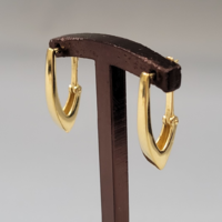 14 K gold women's earrings, 3.65 g
