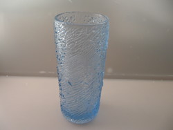 Retro sklo union rosice jiri brabec aquamarine glass vase