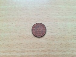 Németország  - Szászország 1 Pfennig 1865 B  UNC!!