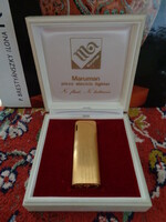 Maruman dl-31 k18 gp japan vintage gas ö lighter 18k gold plated