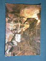 Postcard, detail of abaliget stalactite cave