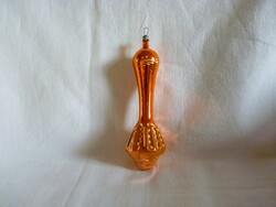 Old glass Christmas tree decoration - vase!