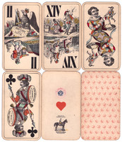 175. Tarokk card piatnik Budapest csengery utcza 11. 1903 Around