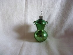 Old glass Christmas tree decoration - jug!