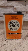 BONA D-505 POLISH G.Harrer régi pléhdoboz