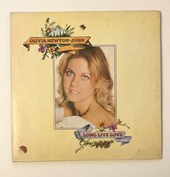 Olivia newton-john long live love1974 - retro vinyl record