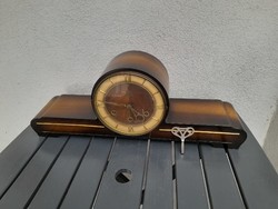 1,-Ft Gyönyörű antik art-deco negyed ütős kandalló óra