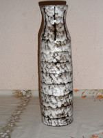 Retro Tófej kerámia váza