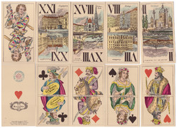 188. Vienna visual tarok card piatnik 1974 reprint
