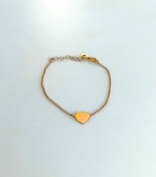 Silver children's bracelet gold-plated