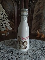 Vintage style milk bottle