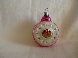 Old glass Christmas tree decoration - watch!