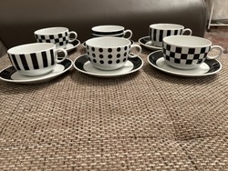 Showcase coffee/tea set with a very cozy pattern