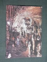 Képeslap, Aggtelek Jósvafő, Baradla cseppkőbarlang, óriások terme