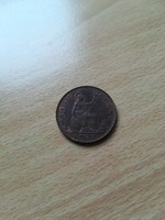 Egyesült Királyság - Anglia  Half (1/2)​ Penny 1873 Victoria      aUNC