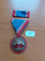 Mn medal of merit in the armed service of the homeland after 20 years 57. #