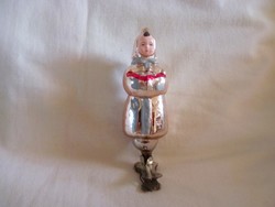 Old glass Christmas tree decoration! - Little girl