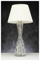 Vintage orrefors crystal glass table lamp from the 60s | carl fagerlund design | rd 1477