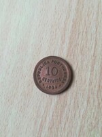 Portugália 10 Centavos 1924