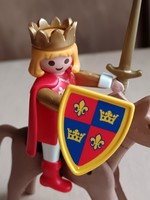Playmobil king on his horse, vintage