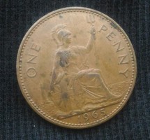 Anglia One penny 1965 - 0024