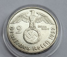 III. Empire silver 2 marks 1937 j.