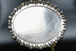Beautiful, huge blistered silver tray, with Diana mark, 760g