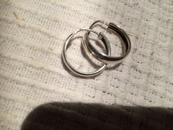 Pair of silver (ag) hoop earrings, 1.8 cm, 1.8 grams (gyfd)